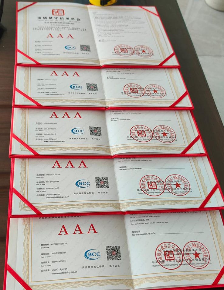 AAA Certificate